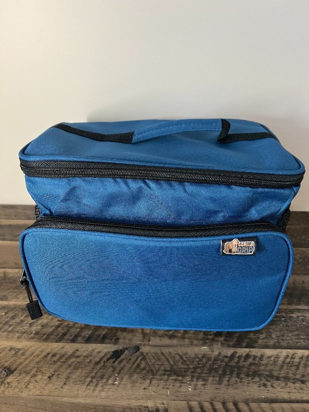 Gorilla Grip Blue Insulated Lunch Bag Cooler w/ Strap